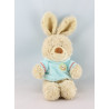 Doudou lapin sweat capuche bleu NICOTOY
