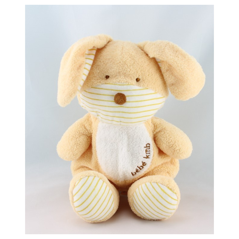 Doudou souris blanche orange chapeau vert KMB KIMBALOO