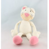 Doudou chat rose rouge pois BABYSUN