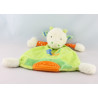 Doudou plat vache bleu multicolore dentition BABYSUN NEUF