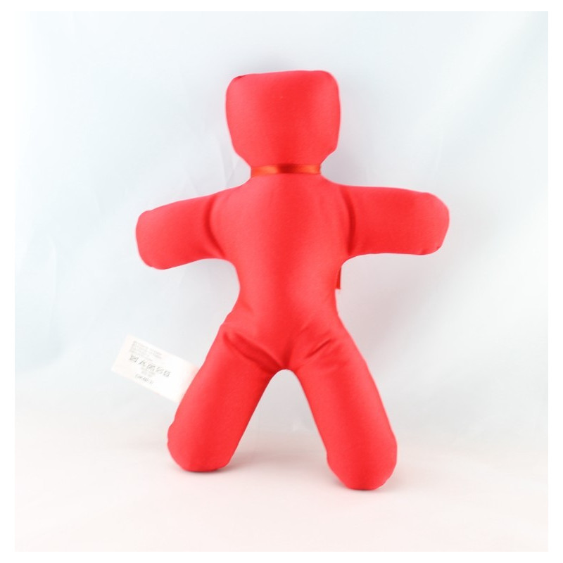 Doudou mascotte rouge OKAIDI