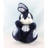 Doudou lapin bleu marine TARTINE ET CHOCOLAT