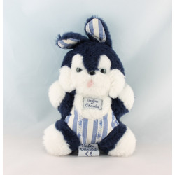 Doudou lapin bleu marine TARTINE ET CHOCOLAT