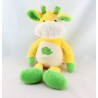 Doudou vache orange jaune lune CP INTERNATIONAL