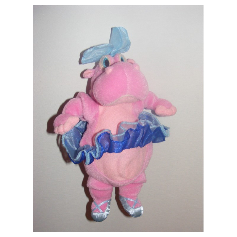 Doudou hippopotame rose danseuse Fantasia DISNEY