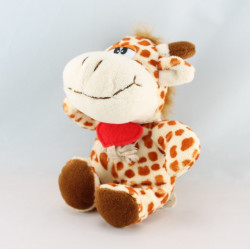 Doudou vache orange jaune lune CP INTERNATIONAL