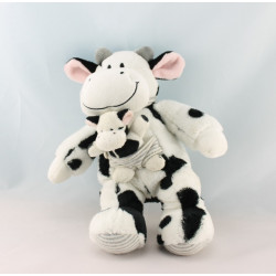 Doudou souris grise avec bébé NICOTOY