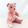 Doudou boule ours marin rayé rouge TARTINE ET CHOCOLAT