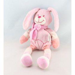 Doudou lapin bleu écharpe Bengy