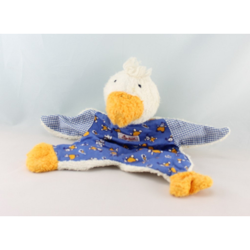 Doudou chat noir écharpe rose RUSS BERRIE