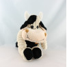 Doudou vache jaune vert nuage CP INTERNATIONAL