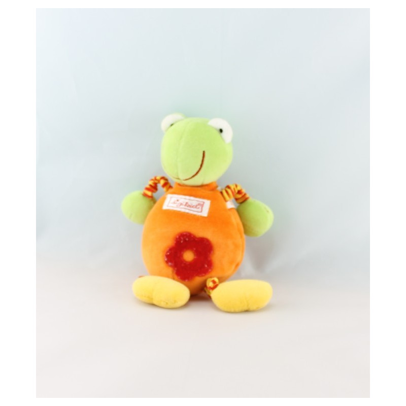 Doudou lapin beige bleu pois SIGIKID