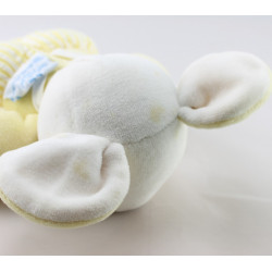 Doudou souris jaune rayé NOUNOURS
