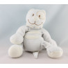 Doudou chat bleu cocard blanc TEX