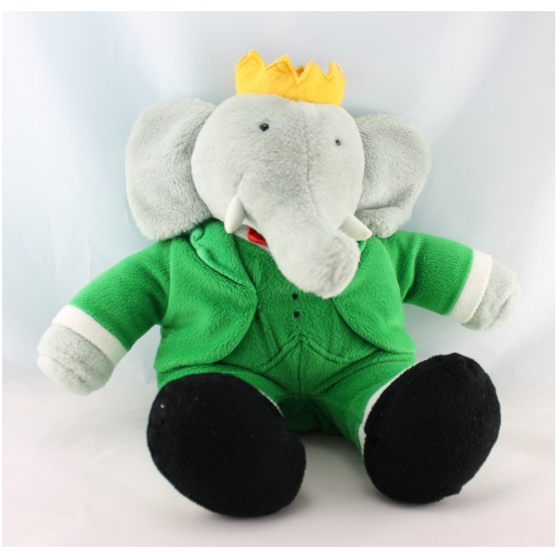 Peluche Babar l'éléphant intéractif LANSAY 