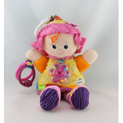 Doudou eveil éléphant violet Eddie LAMAZE