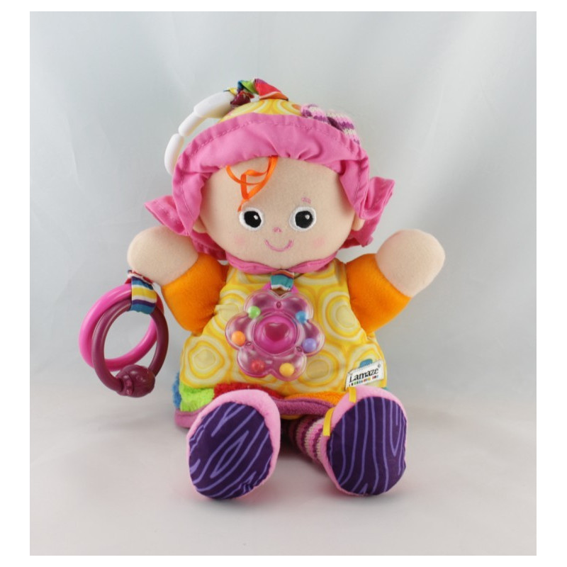 Doudou eveil éléphant violet Eddie LAMAZE