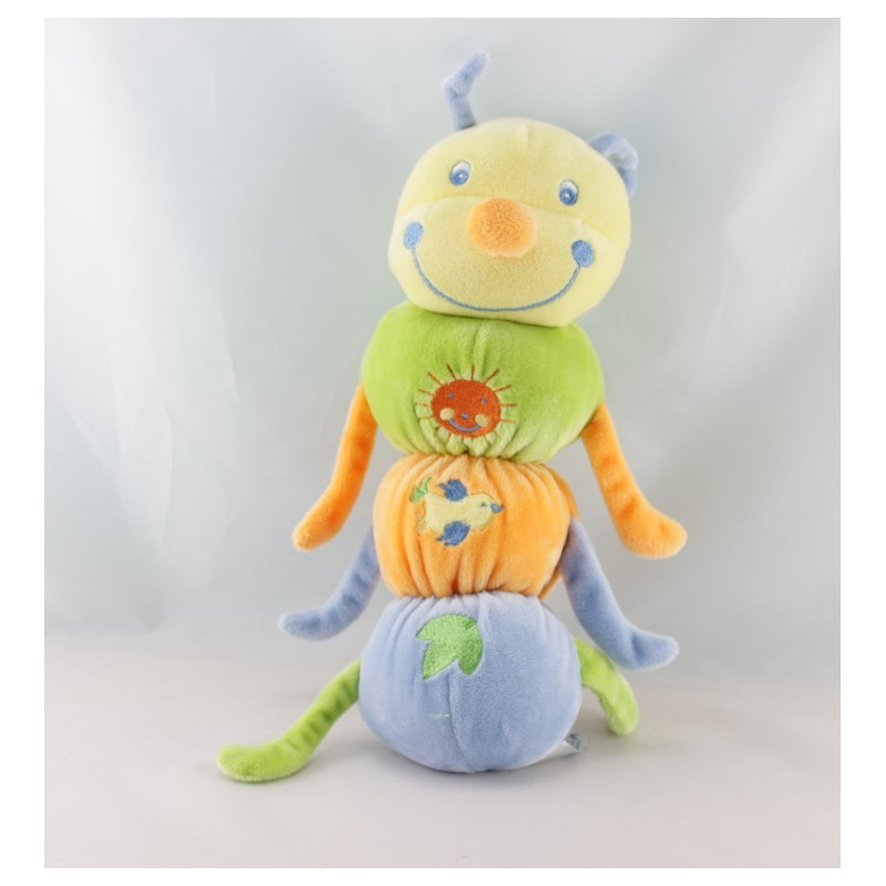 Doudou chien vert KING BEAR