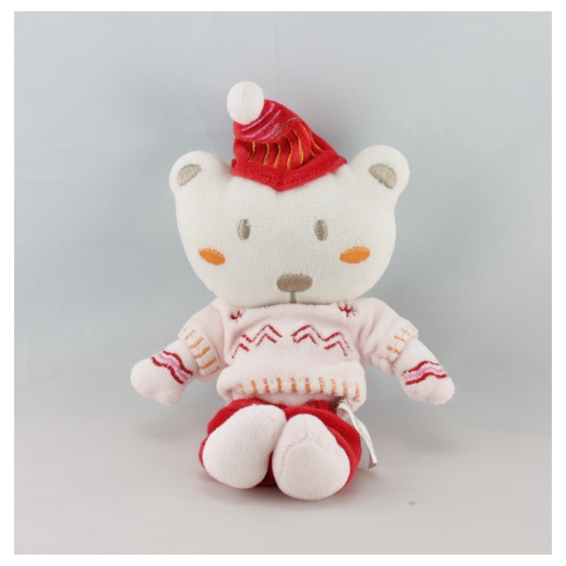 Mini doudou chat orange AUCHAN