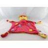 Doudou plat coccinelle rouge jaune Dodo d'amour MGM