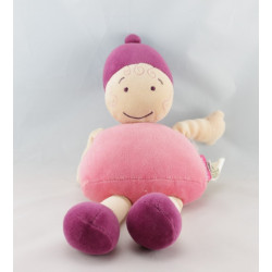 Doudou Bobigny poupée Fille Lutin rose MARESE