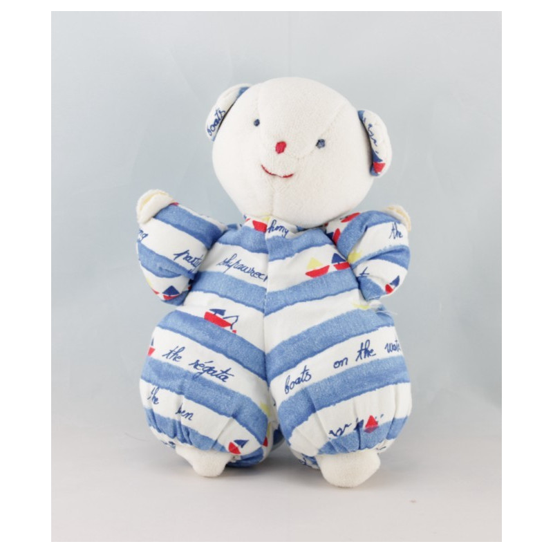 Doudou ours blanc CALIDOUX NATURE