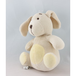 Doudou ours blanc bleu AUCHAN