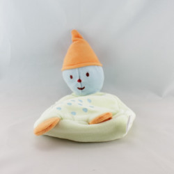 Doudou range pyjama lapin bleu coeur SIPLEC