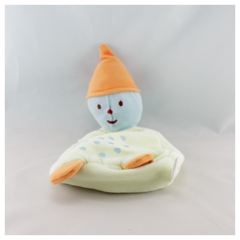 Doudou range pyjama lapin bleu coeur SIPLEC