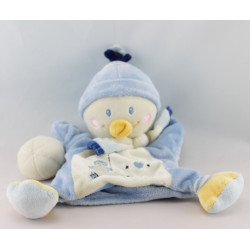 Doudou pingouin bleu blanc Youpik NICOTOY