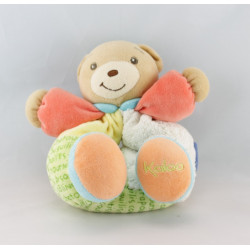 Doudou plat patchwork lapin anniversaire confettis crapouilles Kaloo