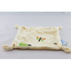 Doudou Plat Winnie l'Ourson vert 