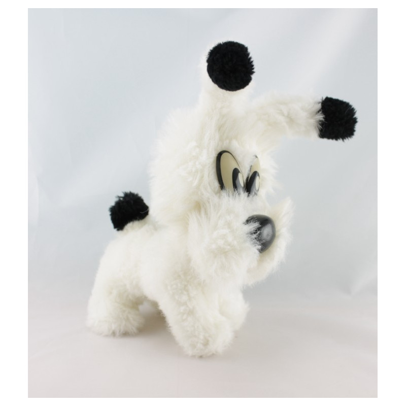 Doudou peluche chien blanc Idéfix Parc ASTERIX