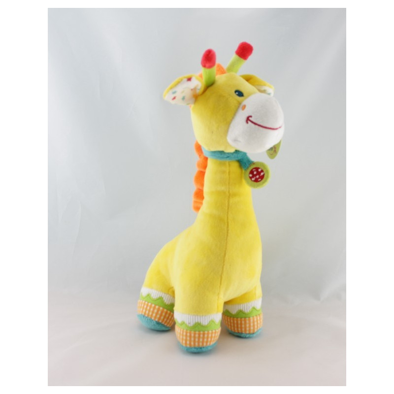Doudou Girafe jaune NICOTOY