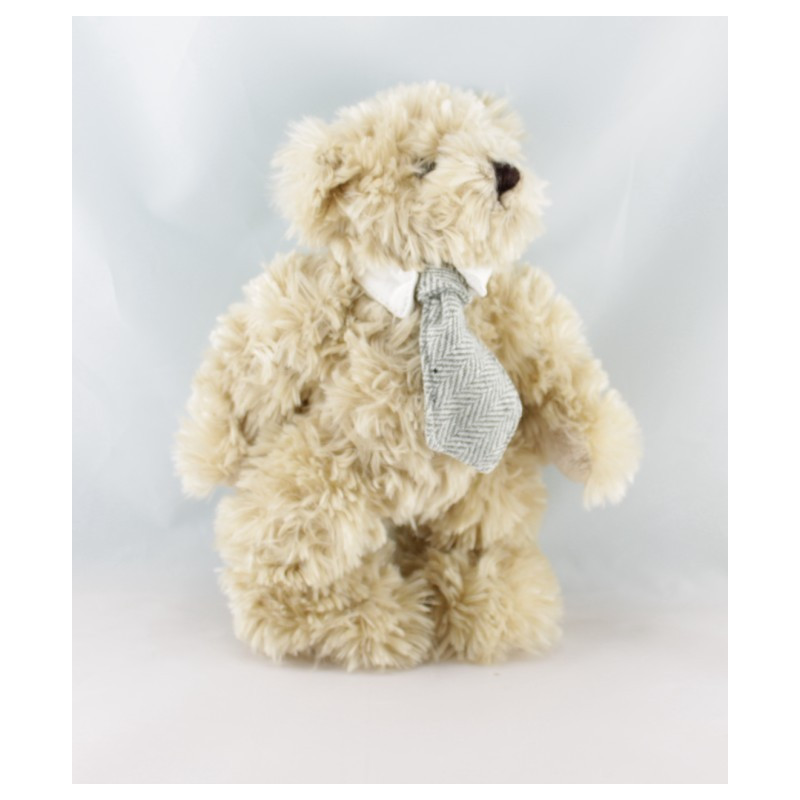 Doudou ours marron rapiécé LOUISE MANSEN