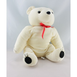 Doudou ours Baby Bear orange noeud blanc GIPSY