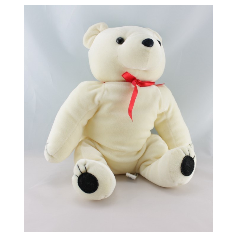 Doudou ours Baby Bear orange noeud blanc GIPSY