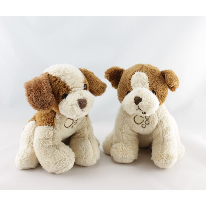 Doudou chien blanc qui aboie GIPSY