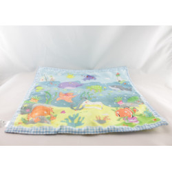 Doudou plat animaux de la ferme FLEURUS