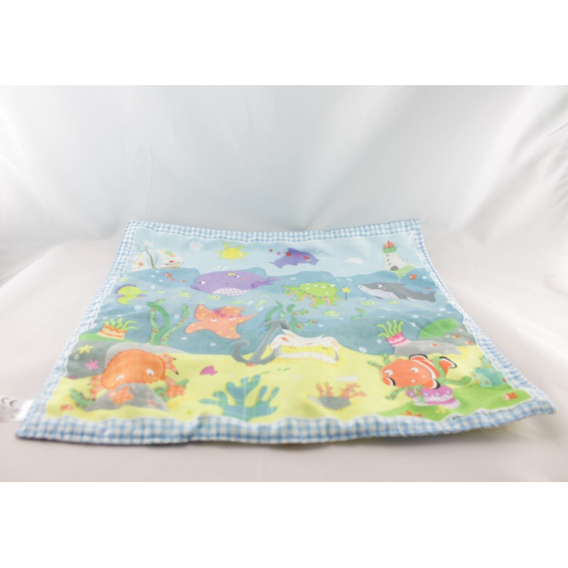 Doudou plat animaux de la ferme FLEURUS