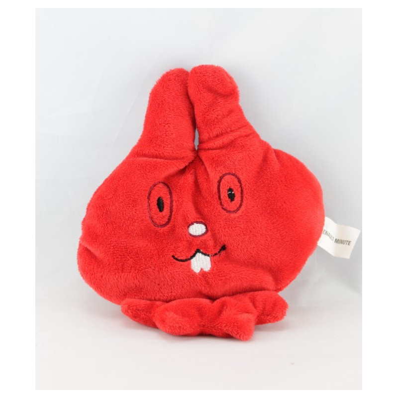 Doudou chat ours brun casquette RENAULT TOYS