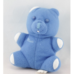 Doudou Ours bleu Musti Mustela