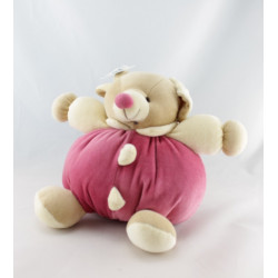 Doudou souris beige rose rouge MAXITA