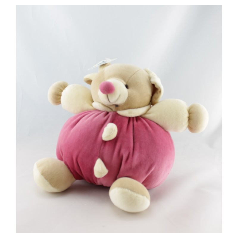 Doudou souris beige rose rouge MAXITA