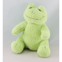 Doudou grenouille verte CA CREDIT AGRICOLE 35 cm