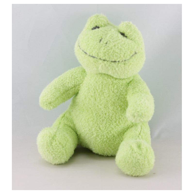 Doudou grenouille verte CA CREDIT AGRICOLE 35 cm