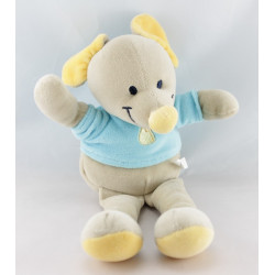 Doudou souris bleu marine rayures MAXITA