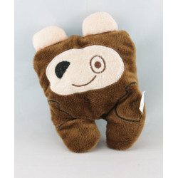 Doudou semi plat lapin rouge RENAULT 