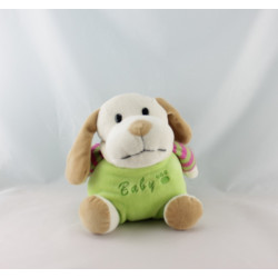 Doudou chien vert KING BEAR