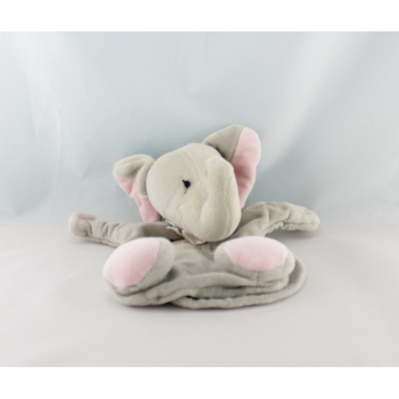 Doudou éléphant gris Doux Calins Les Jouets Tout Compte Fait